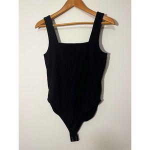 Old Navy Black Square Neck Body Suit